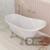 Fienza FR2550-1500C 1500mm Clawfoot Freestanding Acrylic Bath Chrome Feet - Freestanding Bath