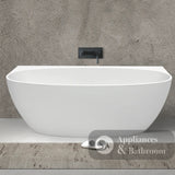 Fienza FR65-1300 Keeto Back-to-wall Acrylic Bath 1300mm Gloss White - Back To Wall Bath
