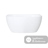 Fienza FR65-1300 Keeto Back-to-wall Acrylic Bath 1300mm Gloss White - Back To Wall Bath