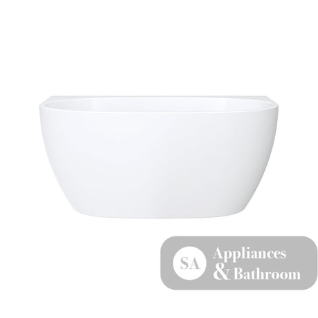 Fienza FR65-1300 Keeto Back-to-wall Acrylic Bath 1300mm Gloss White - Back To Wall Bath