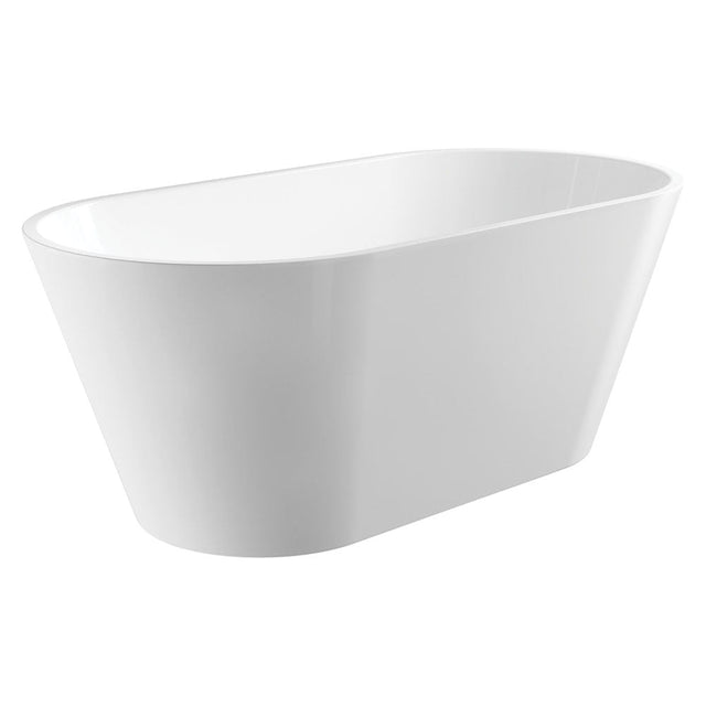 Fienza FR71-1500-OF Austin Freestanding Acrylic Bath 1500mm Gloss White - Freestanding Bath