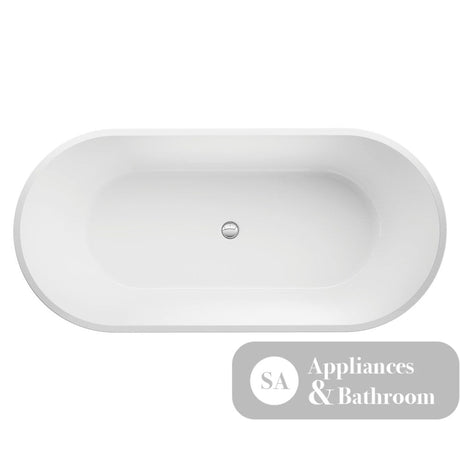 Fienza FR71-1700-OF Austin Freestanding Acrylic Bath 1700mm Gloss White - Freestanding Bath