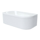 Fienza FR713-1500R Eleanor Fluted Right-Hand Acrylic Corner Bath 1500mm - Corner Baths