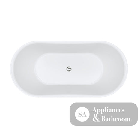 Fienza FR72-1500B Windsor Freestanding Acrylic Bath 1500mm Matte Black - Freestanding Bath
