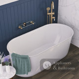 Fienza FR72-1700 Windsor Freestanding Acrylic Bath 1700mm Gloss White - Freestanding Bath