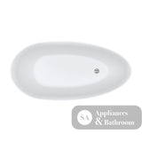 Fienza FR94-1500 Dayo Freestanding Acrylic Bath 1500mm Gloss White - Freestanding Bath