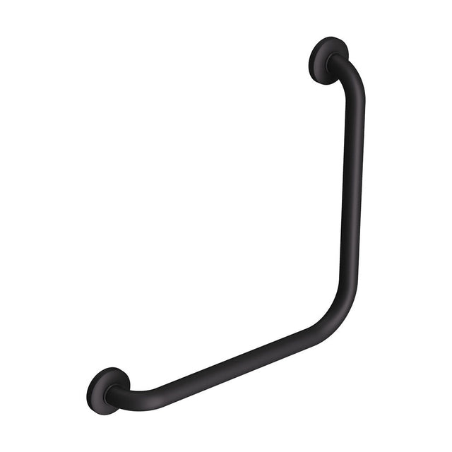Fienza GRAB4545MB 90° Ambulant Care Grab Rail Matte Black - Grab Rail