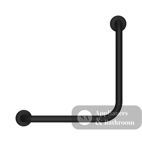 Fienza GRAB4545MB 90° Ambulant Care Grab Rail Matte Black - Grab Rail
