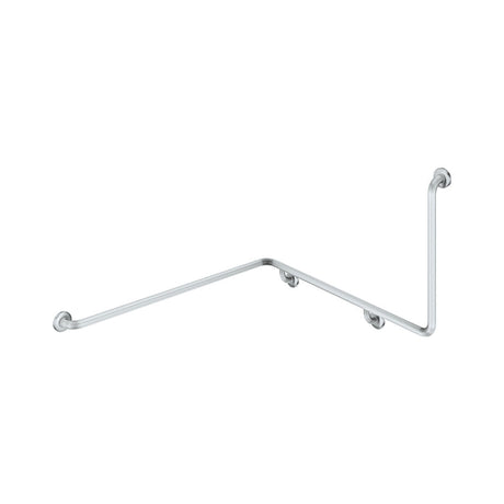 Fienza GRAB60103111L 90° Accessible Left-Hand Wrap Around Grab Rail Stainless Steel - Grab Rail