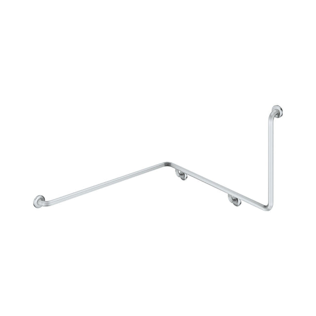 Fienza GRAB60103111L 90° Accessible Left-Hand Wrap Around Grab Rail Stainless Steel - Grab Rail