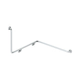 Fienza GRAB60103111R 90° Accessible Right-Hand Wrap Around Grab Rail Stainless Steel - Grab Rail