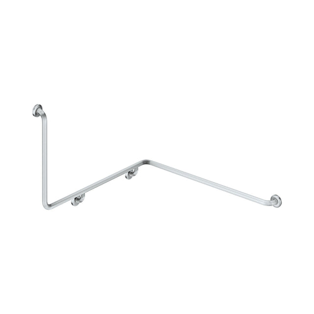 Fienza GRAB60103111R 90° Accessible Right-Hand Wrap Around Grab Rail Stainless Steel - Grab Rail
