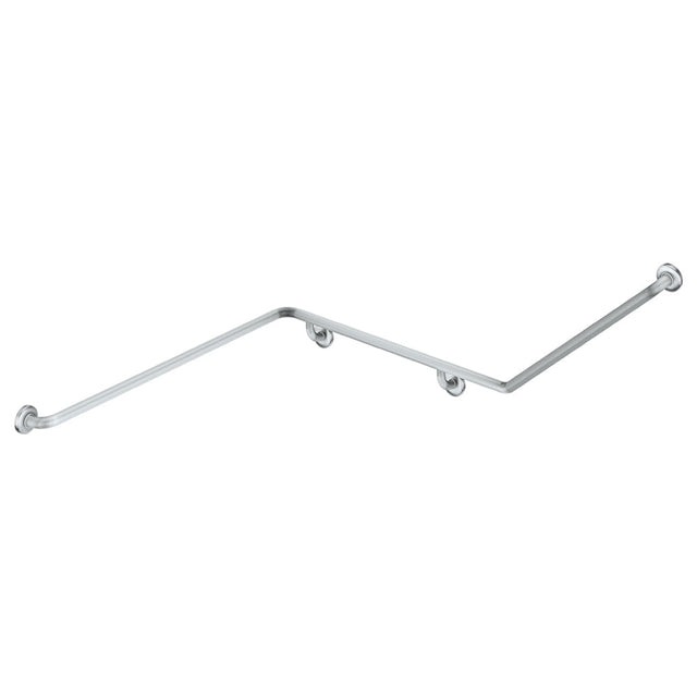 Fienza GRAB7094111L 140° Accessible Left-Hand Grab Rail Stainless Steel - Grab Rail