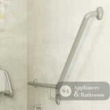 Fienza GRAB9070L Care Ambulant 40° 900x700mm Stainless Steel Left Hand Grab Rail - Grab Rail