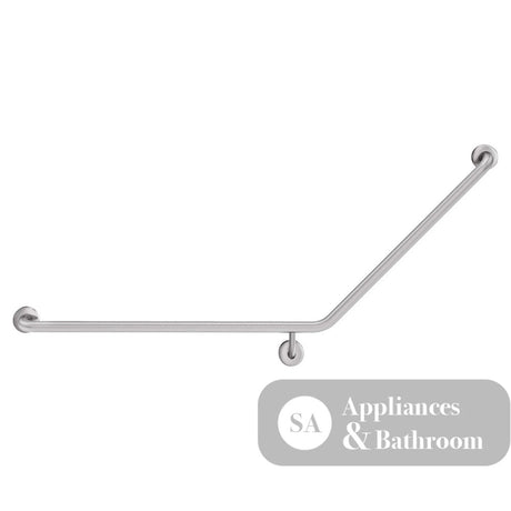 Fienza GRAB9070L Care Ambulant 40° 900x700mm Stainless Steel Left Hand Grab Rail - Grab Rail