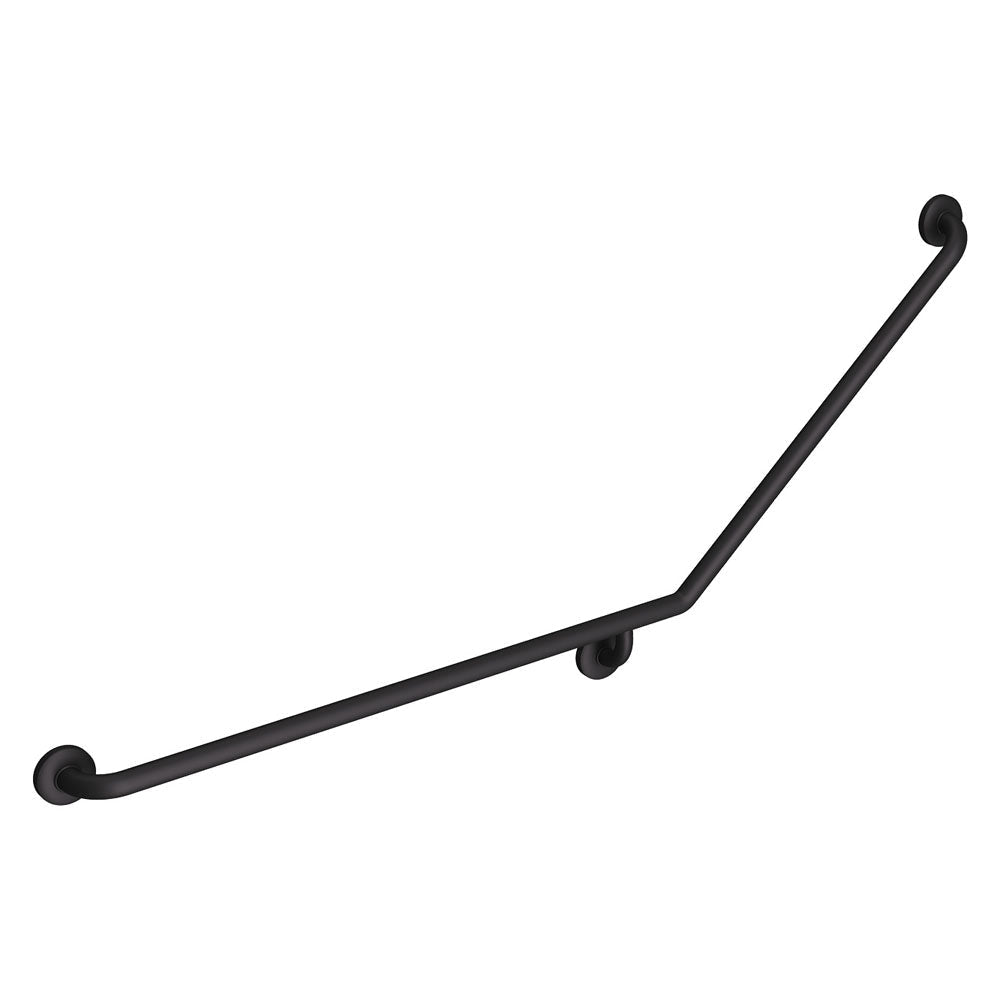 Fienza GRAB9070LMB 40° Accessible Care Left-Hand Grab Rail Matte Black - Grab Rail