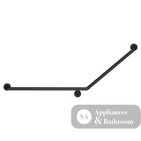 Fienza GRAB9070LMB 40° Accessible Care Left-Hand Grab Rail Matte Black - Grab Rail