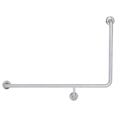 Fienza GRAB9660L Care Ambulant 90° 960x600mm Stainless Steel Left Hand Grab Rail - Grab Rail