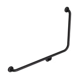 Fienza GRAB9660LMB 90° Accessible Care Left-Hand Grab Rail Matte Black - Grab Rail