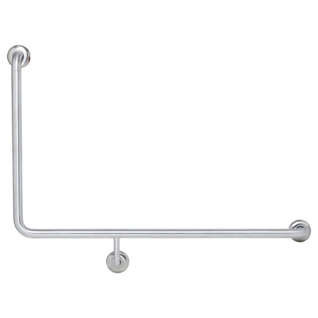 Fienza GRAB9660R Care Ambulant 90° 960x600mm Stainless Steel Right Hand Grab Rail - Grab Rail
