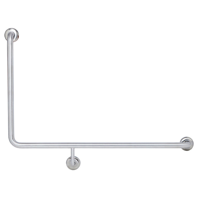 Fienza GRAB9660R Care Ambulant 90° 960x600mm Stainless Steel Right Hand Grab Rail - Grab Rail