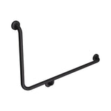 Fienza GRAB9660RMB 90° Accessible Care Right-Hand Grab Rail Matte Black - Grab Rail