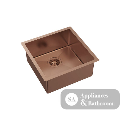 Fienza Hana 68401CO 32L Single Kitchen Sink Brushed Copper
