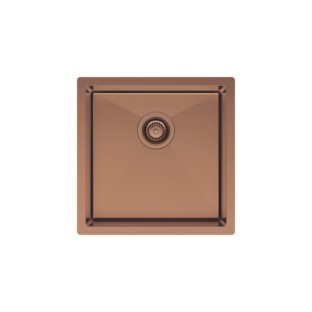 Fienza Hana 68401CO 32L Single Kitchen Sink Brushed Copper