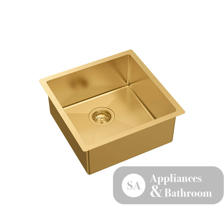 Fienza Hana 68401RB 32L Single Kitchen Sink PVD Rugged Brass