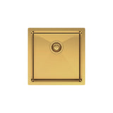 Fienza Hana 68401RB 32L Single Kitchen Sink PVD Rugged Brass