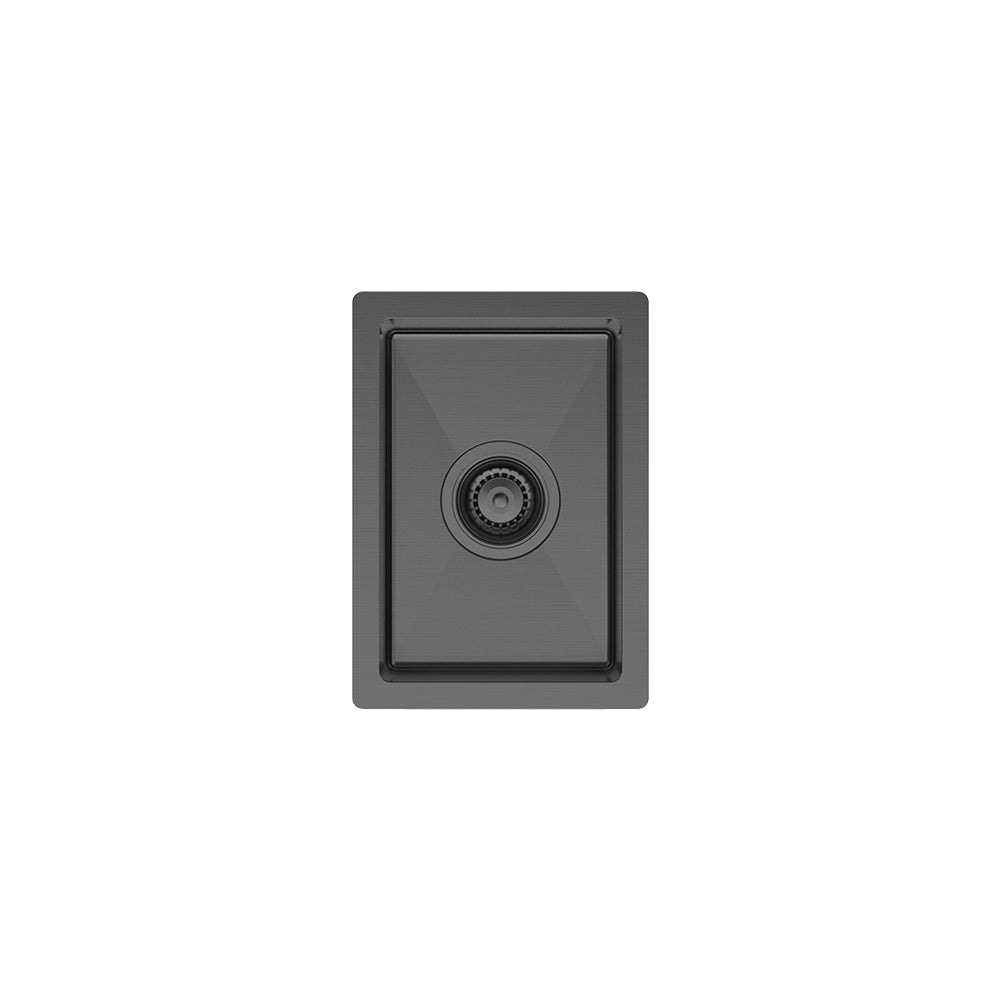 Fienza Hana 68409CM 10L Single Kitchen Sink Carbon Metal