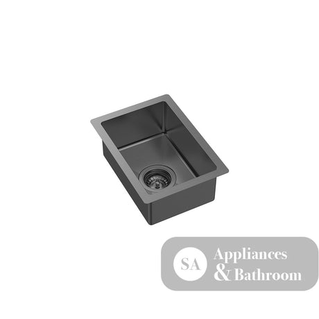 Fienza Hana 68409CM 10L Single Kitchen Sink Carbon Metal