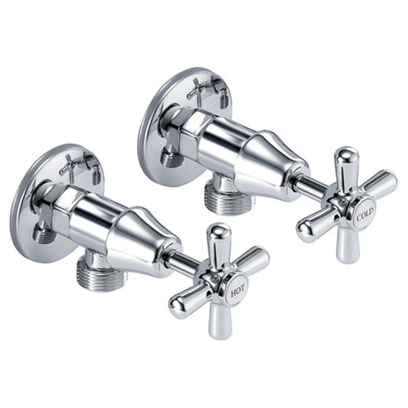 Fienza Houston Washing Machine Assemblies - Chrome Washing Machine Stops