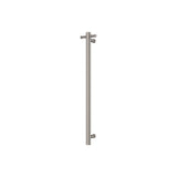 Fienza Isabella 827900BN Vertical Heated Towel Rail 100 x 900mm Brushed Nickel