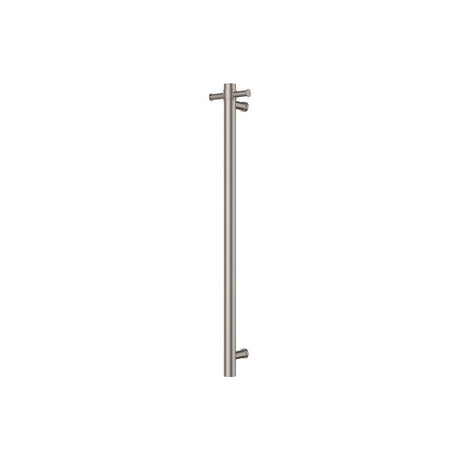Fienza Isabella 827900BN Vertical Heated Towel Rail 100 x 900mm Brushed Nickel