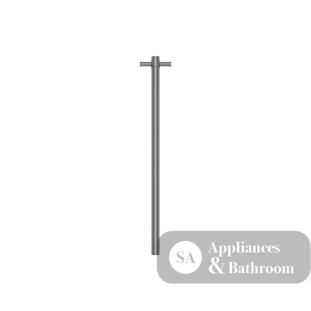 Fienza Isabella 827900GM Vertical Heated Towel Rail 100 x 900mm Gun Metal