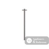 Fienza Isabella 827900GM Vertical Heated Towel Rail 100 x 900mm Gun Metal