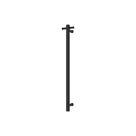 Fienza Isabella 827900MB Vertical Heated Towel Rail 100 x 900mm Matte Black