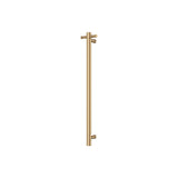 Fienza Isabella 827900UB Vertical Heated Towel Rail 100 x 900mm Urban Brass