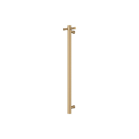 Fienza Isabella 827900UB Vertical Heated Towel Rail 100 x 900mm Urban Brass