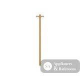 Fienza Isabella 827900UB Vertical Heated Towel Rail 100 x 900mm Urban Brass