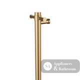 Fienza Isabella 827900UB Vertical Heated Towel Rail 100 x 900mm Urban Brass