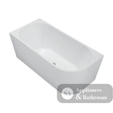 Fienza Isabella Acrylic Corner Bath 1500mm with Overflow - Gloss White - Corner Baths