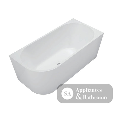 Fienza Isabella Acrylic Corner Bath 1700mm - Gloss White - Corner Baths