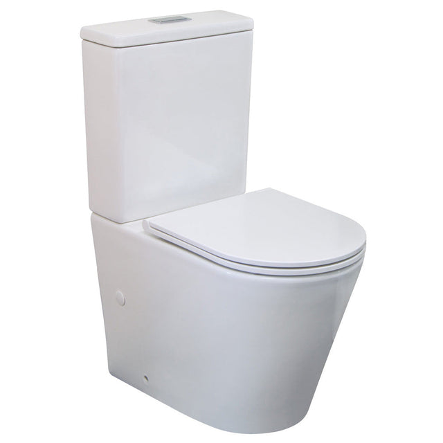 Fienza Isabella Back-to-Wall Suite Slim Seat - Gloss White - Back to Wall Suites