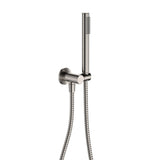 Fienza Isabella Hand Shower - Brushed Nickel - Isabella Hand Shower Round Plate Brushed Nickel - Hand Shower