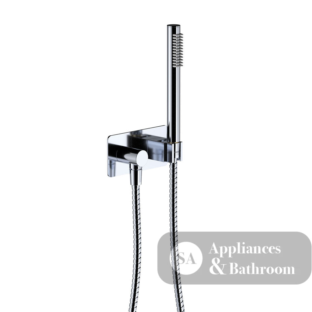 Fienza Isabella Hand Shower - Chrome - Isabella Hand Shower Soft Square Plate Chrome - Hand Shower