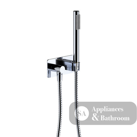 Fienza Isabella Hand Shower - Chrome - Isabella Hand Shower Soft Square Plate Chrome - Hand Shower