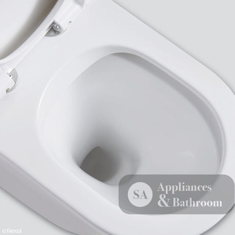 Fienza Isabella Wall-Faced Suite - Slim Seat Gloss White - Wall Faced Suite