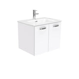 Fienza JOL60J Joli Unicab 600mm Wall Hung Vanity Gloss White - Vanity Units